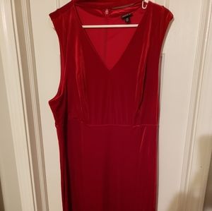 Floor Length Crushed Velvet Cut Out Dress